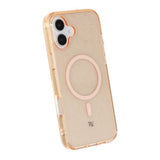 Rvelon iPhone 16 Plus Deksel Glitter MagSafe Gull