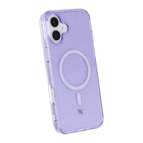 Rvelon iPhone 16 Plus Deksel Glitter MagSafe Lilla