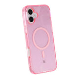Rvelon iPhone 16 Plus Deksel Glitter MagSafe Rosa