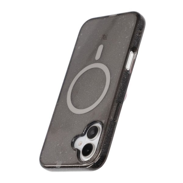 Rvelon iPhone 16 Plus Deksel Glitter MagSafe Svart