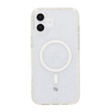 Rvelon iPhone 16 Plus Deksel Glitter MagSafe Hvit