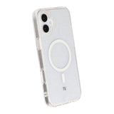 Rvelon iPhone 16 Plus Deksel Glitter MagSafe Hvit