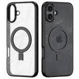 Dux Ducis iPhone 16 Plus Deksel Aimo Series MagSafe Kickstand Svart