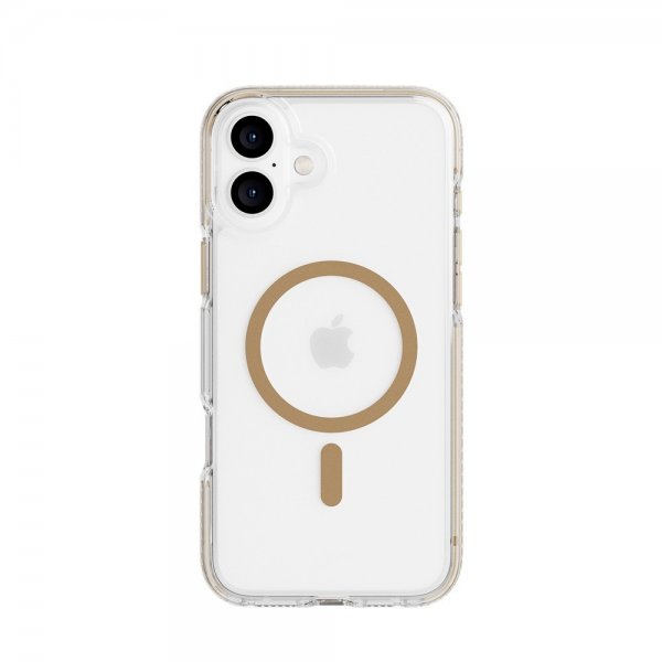 Tech21 iPhone 16 Plus Deksel EvoCrystal MagSafe Gull