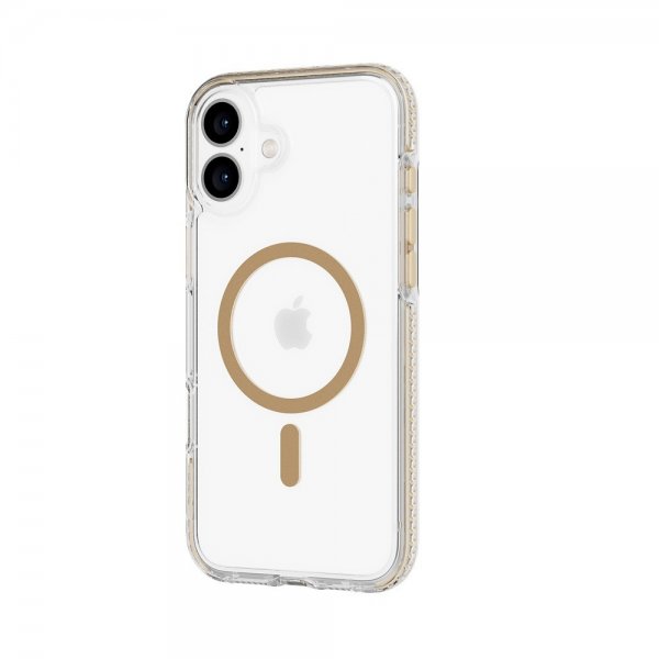 Tech21 iPhone 16 Plus Deksel EvoCrystal MagSafe Gull