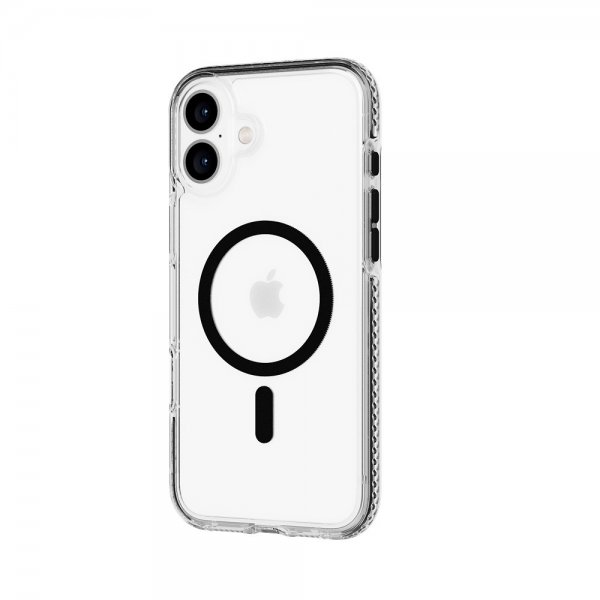 Tech21 iPhone 16 Plus Deksel EvoCrystal MagSafe Svart