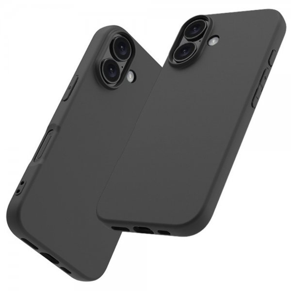 Nordic Covers iPhone 16 Plus Deksel Feather Series Raven Black