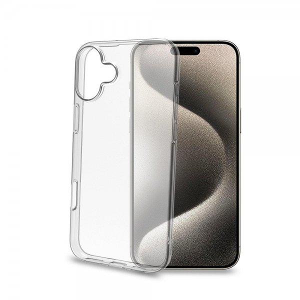 Celly iPhone 16 Plus Deksel GELSKIN Klar