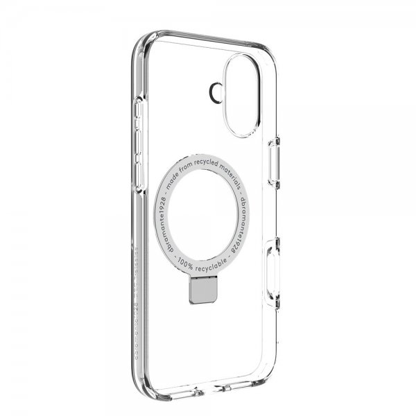 dbramante1928 iPhone 16 Plus Deksel Iceland Ultra D3O MagSafe Kickstand Klar