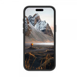 dbramante1928 iPhone 16 Plus Deksel Iceland Ultra D3O MagSafe Kickstand Svart