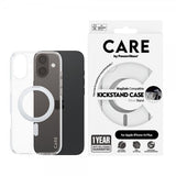 CARE by PanzerGlass iPhone 16 Plus Deksel Kickstand MagSafe Sølv