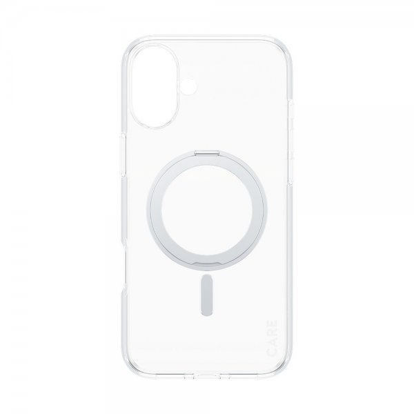 CARE by PanzerGlass iPhone 16 Plus Deksel Kickstand MagSafe Sølv