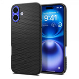 Spigen iPhone 16 Plus Deksel Liquid Air Matte Black