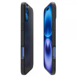 Spigen iPhone 16 Plus Deksel Liquid Air Matte Black