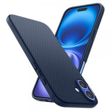 Spigen iPhone 16 Plus Deksel Liquid Air Navy Blue