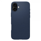 Spigen iPhone 16 Plus Deksel Liquid Air Navy Blue
