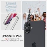 Spigen iPhone 16 Plus Deksel Liquid Crystal Glitter Crystal Quartz