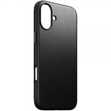 Nomad iPhone 16 Plus Deksel Modern Leather Case Svart