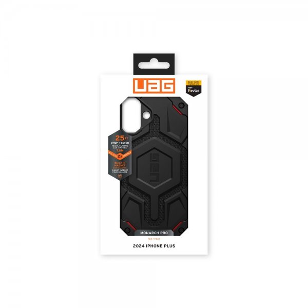 Urban Armor Gear (UAG) iPhone 16 Plus Deksel Monarch Pro Kevlar MagSafe Svart