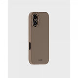 holdit iPhone 16 Plus Deksel Silikon Mocha Brown