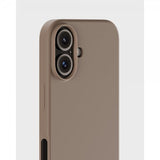 holdit iPhone 16 Plus Deksel Silikon Mocha Brown