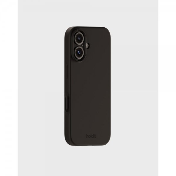 holdit iPhone 16 Plus Deksel Silikon Svart