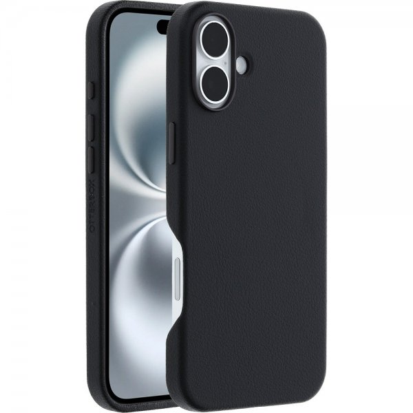 Otterbox iPhone 16 Plus Deksel Symmetry Cactus Leather MagSafe Noir Ash