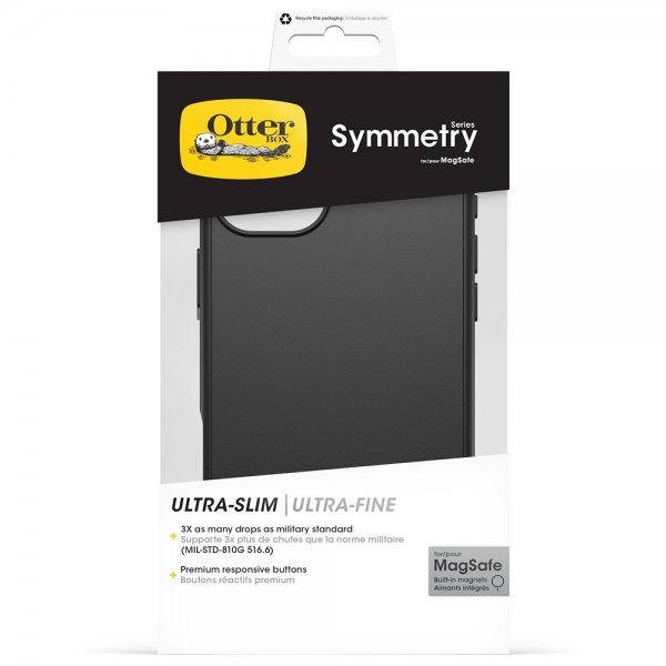 Otterbox iPhone 16 Plus Deksel Symmetry MagSafe Svart