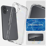 Spigen iPhone 16 Plus Deksel Ultra Hybrid Crystal Clear