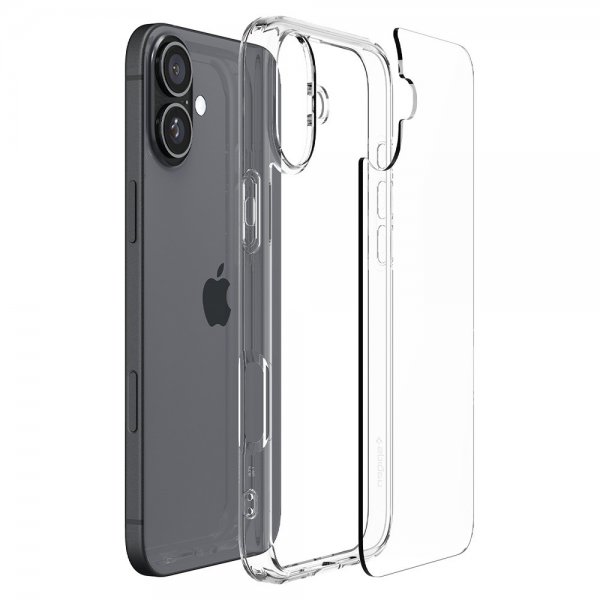 Spigen iPhone 16 Plus Deksel Ultra Hybrid Crystal Clear