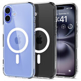 Spigen iPhone 16 Plus Deksel Ultra Hybrid MagFit Hvit