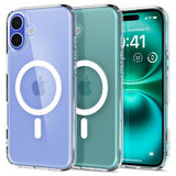 Spigen iPhone 16 Plus Deksel Ultra Hybrid MagFit Hvit