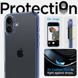 Spigen iPhone 16 Plus Deksel Ultra Hybrid Sky Crystal