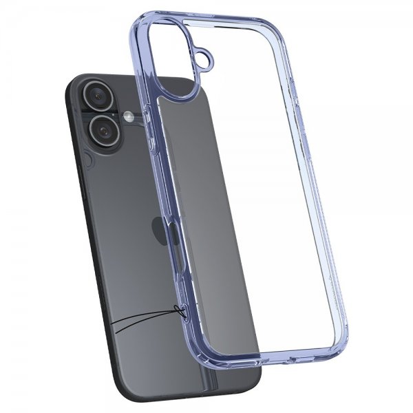 Spigen iPhone 16 Plus Deksel Ultra Hybrid Sky Crystal