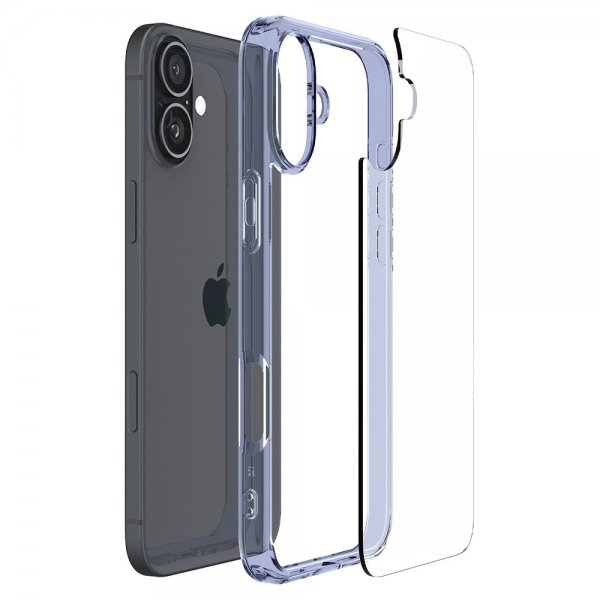 Spigen iPhone 16 Plus Deksel Ultra Hybrid Sky Crystal