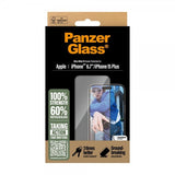 PanzerGlass iPhone 15 Plus/iPhone 16 Plus Skjermbeskytter Ultra-Wide Fit EasyAligner