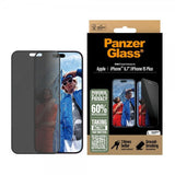 PanzerGlass iPhone 15 Plus/iPhone 16 Plus Skjermbeskytter Ultra-Wide Fit Privacy EasyAligner