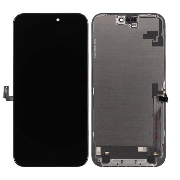 iPhone 16 Plus ZY In-Cell FHD COF LCD-skjerm høykvalitets svart