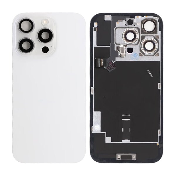 iPhone 16 Pro Baksideglass - Hvit