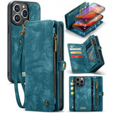 CaseMe iPhone 16 Pro Etui 008 Series Avtakbart Deksel Blå