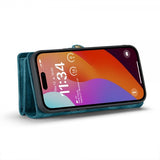 CaseMe iPhone 16 Pro Etui 008 Series Avtakbart Deksel Blå