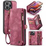CaseMe iPhone 16 Pro Etui 008 Series Avtakbart Deksel Rød