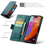CaseMe iPhone 16 Pro Etui 023 Series Grønn