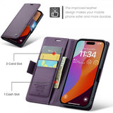 CaseMe iPhone 16 Pro Etui 023 Series Lilla