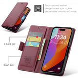 CaseMe iPhone 16 Pro Etui 023 Series Rød