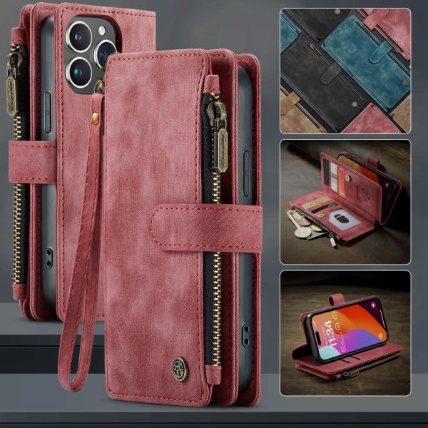 CaseMe iPhone 16 Pro Etui C30 Series Rød