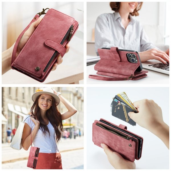CaseMe iPhone 16 Pro Etui C30 Series Rød