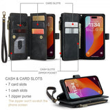 CaseMe iPhone 16 Pro Etui C30 Series Svart