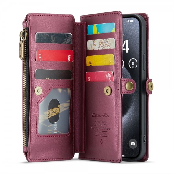 CaseMe iPhone 16 Pro Etui C36 Series Rød