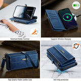 CaseMe iPhone 16 Pro Etui C39 Series Blå